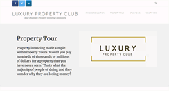 Desktop Screenshot of luxurypropertyclub.com